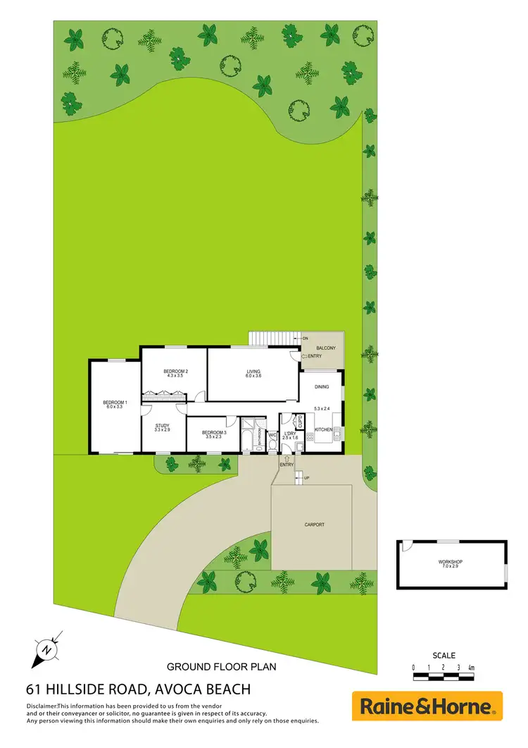 Floorplan of Homely house listing, 61 Hillside Road, Avoca Beach NSW 2251