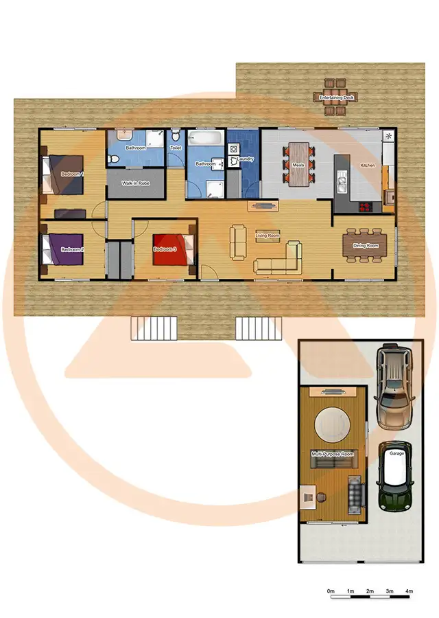Floorplan of Homely house listing, 18 Barrier Place, Forest Lake QLD 4078