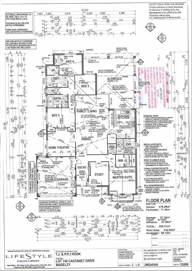 Floorplan of Homely house listing, 14 Castanet Drive, Madeley WA 6065
