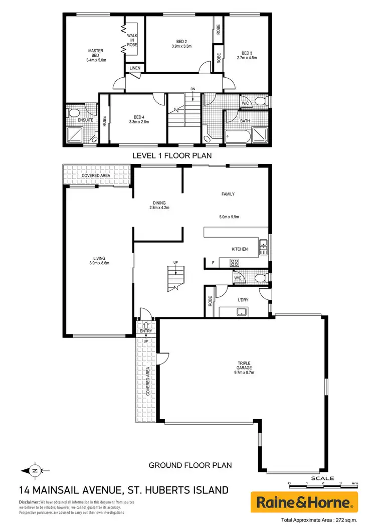Floorplan of Homely house listing, 14 Mainsail Avenue, St Huberts Island NSW 2257