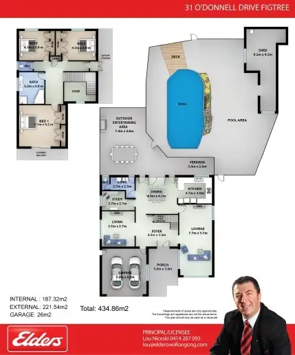 Floorplan of Homely house listing, 31 O'Donnell Drive, Figtree NSW 2525