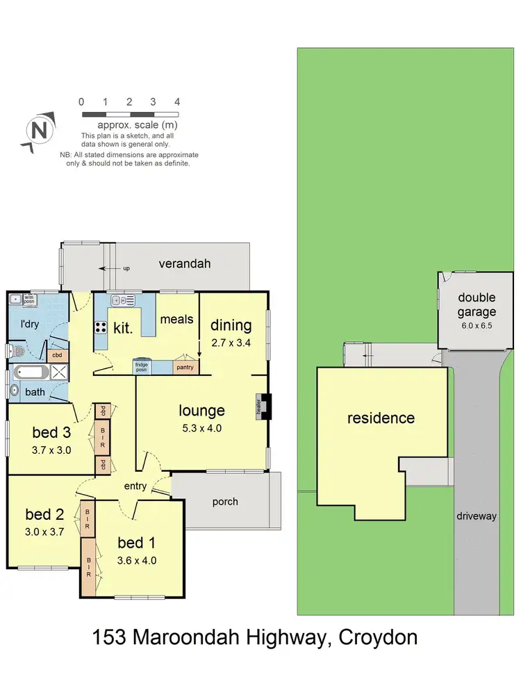Floorplan of Homely house listing, 153 Maroondah Highway, Croydon VIC 3136