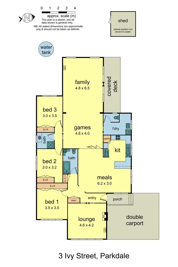 Floorplan of Homely house listing, 3 Ivy Street, Parkdale VIC 3195