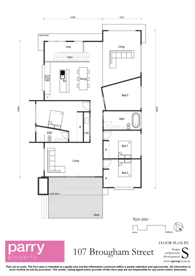 Floorplan of Homely house listing, 107 Brougham Street, West Launceston TAS 7250