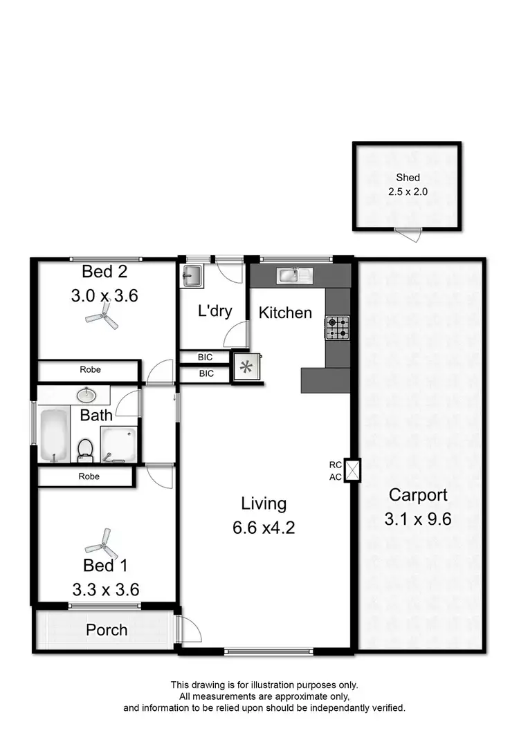Floorplan of Homely house listing, 3.8 Hall Crescent, Old Noarlunga SA 5168
