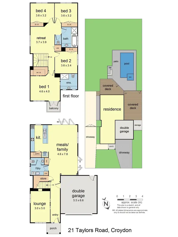 Floorplan of Homely house listing, 21 Taylors Road, Croydon VIC 3136