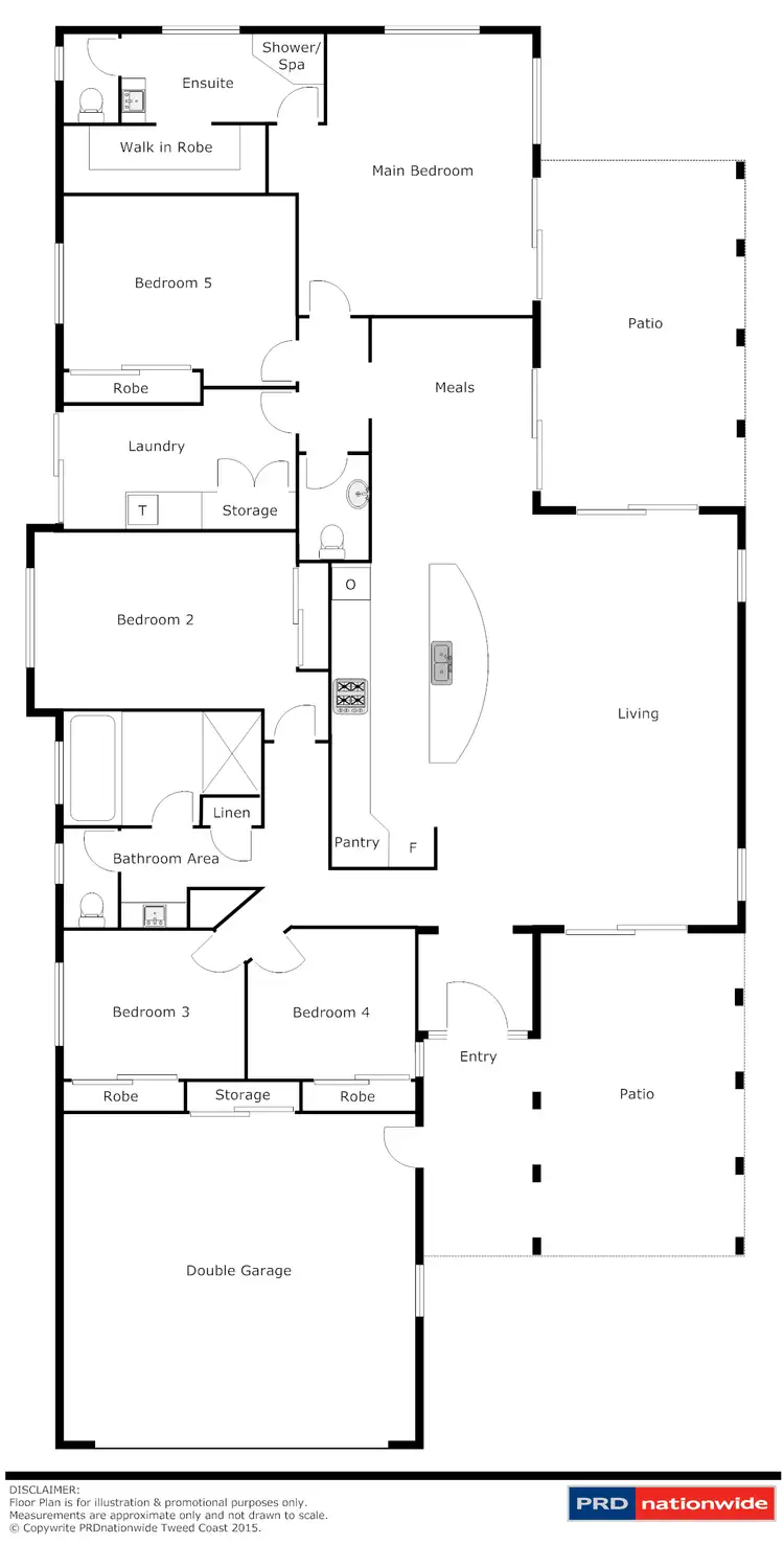 Floorplan of Homely house listing, 3 Salt Water Crescent, Kingscliff NSW 2487