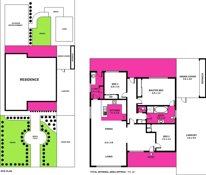 Floorplan of Homely house listing, 13 Sycamore Street, Hamlyn Heights VIC 3215