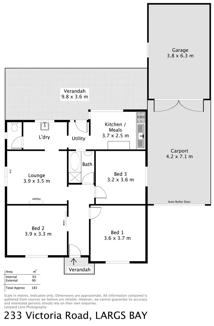 Floorplan of Homely house listing, 233 Victoria Road, Largs Bay SA 5016