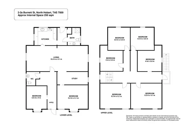 Floorplan of Homely house listing, 2-2A Burnett Street, North Hobart TAS 7000
