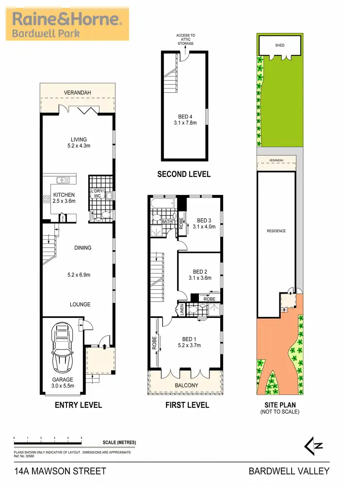 Floorplan of Homely house listing, 14A Mawson Street, Bardwell Valley NSW 2207