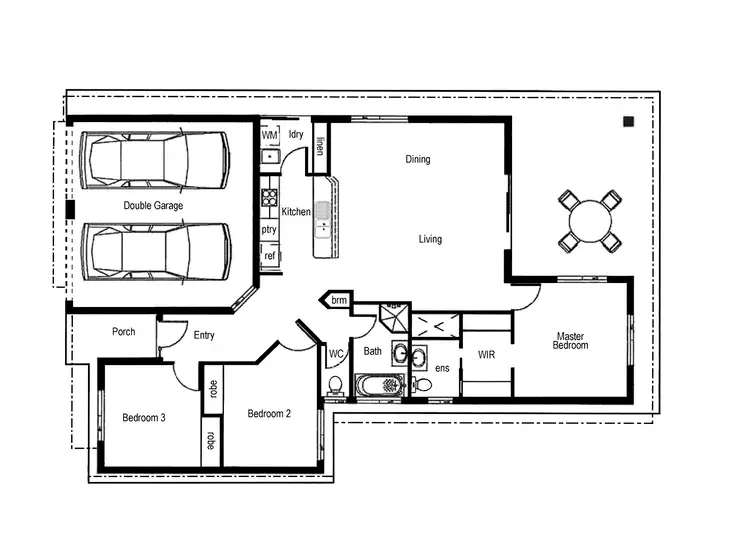 Floorplan of Homely house listing, 3 De Courcy Place, Durack NT 830