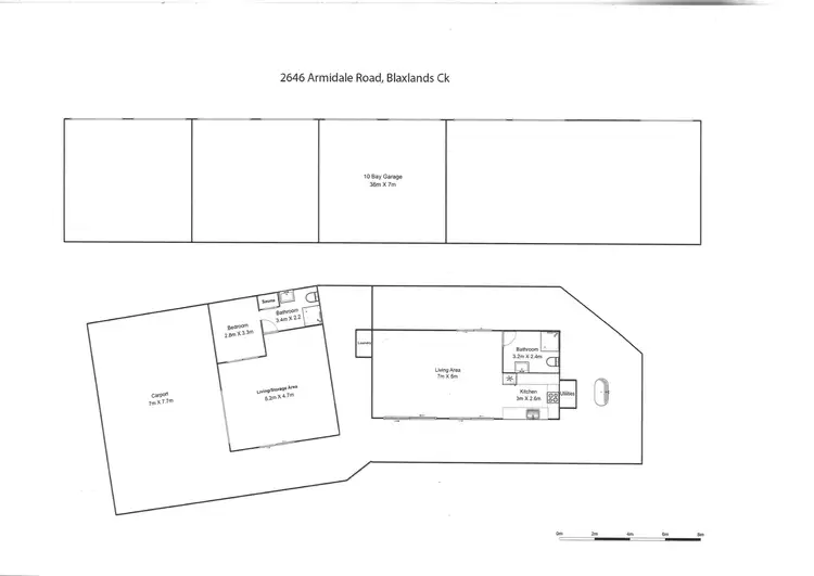 Floorplan of Homely rural property listing, 2646 ARMIDALE ROAD, Blaxlands Creek NSW 2460