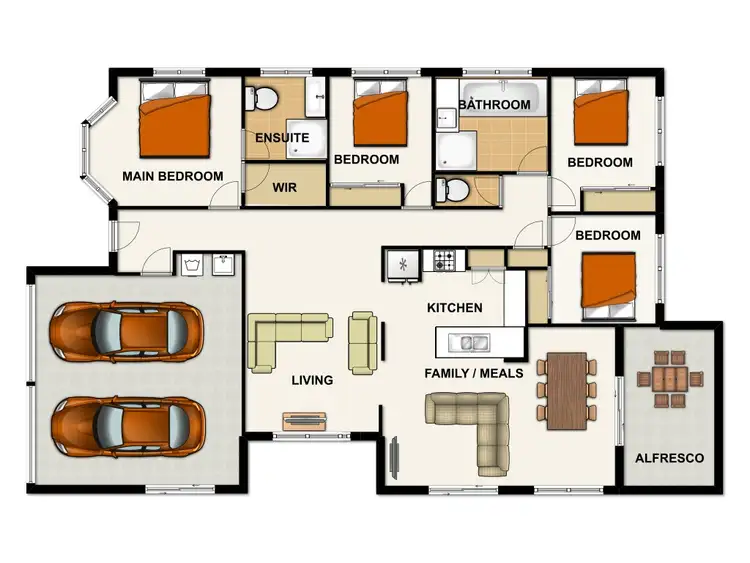 Floorplan of Homely house listing, 1 Doncaster Pl, Forest Lake QLD 4078