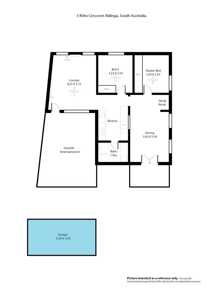 Floorplan of Homely house listing, 3 Kitto Crescent, Aldinga Beach SA 5173