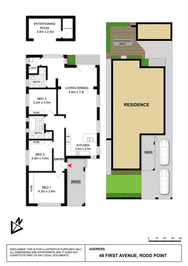 Floorplan of Homely house listing, 49 First Avenue, Rodd Point NSW 2046