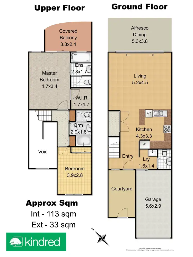 Floorplan of Homely townhouse listing, 25/156 Griffith Road, Newport QLD 4020