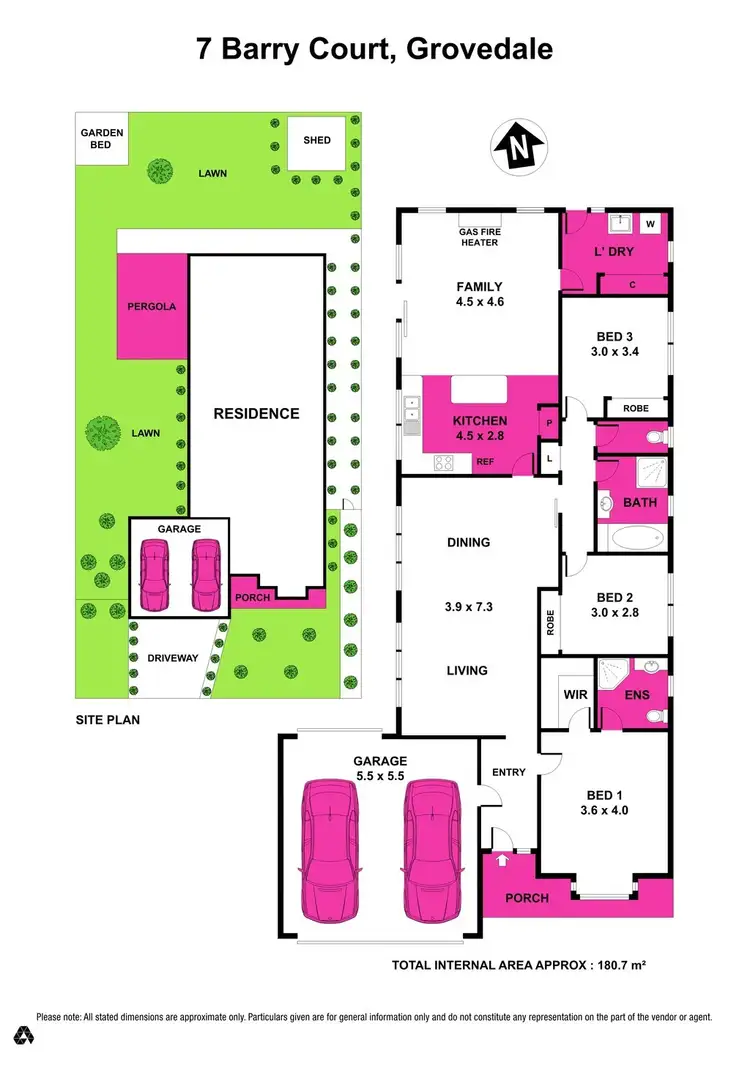 Floorplan of Homely house listing, 7 Barry Court, Grovedale VIC 3216