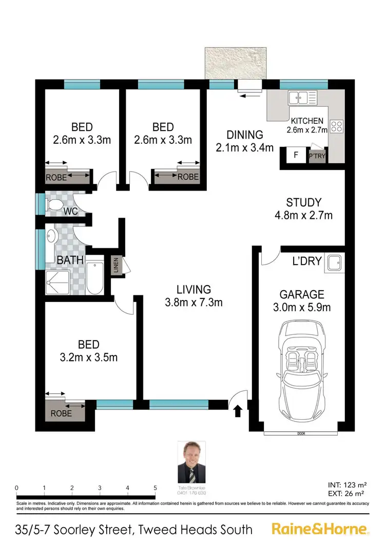 Floorplan of Homely semi-detached listing, 35/5-7 Soorley Street, Tweed Heads South NSW 2486