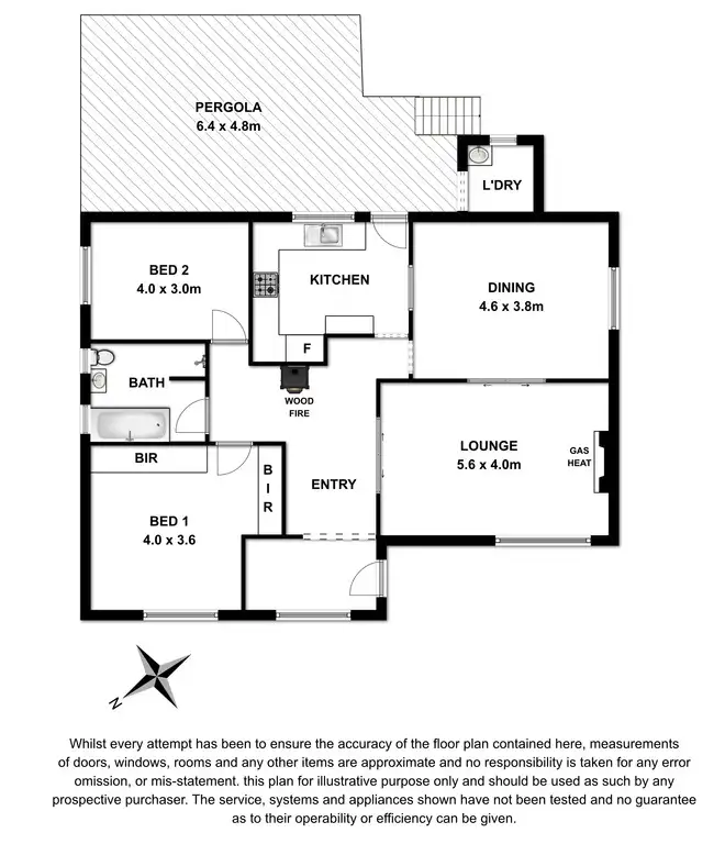 Floorplan of Homely house listing, 20 Fairlie Street, Mount Gambier SA 5290