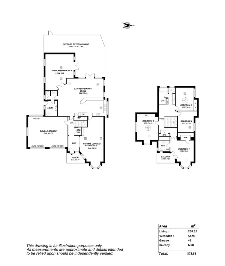 Floorplan of Homely house listing, 8 Alexander Court, Novar Gardens SA 5040