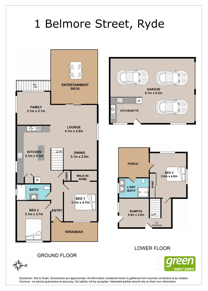 Floorplan of Homely house listing, 1 Belmore Street, Ryde NSW 2112