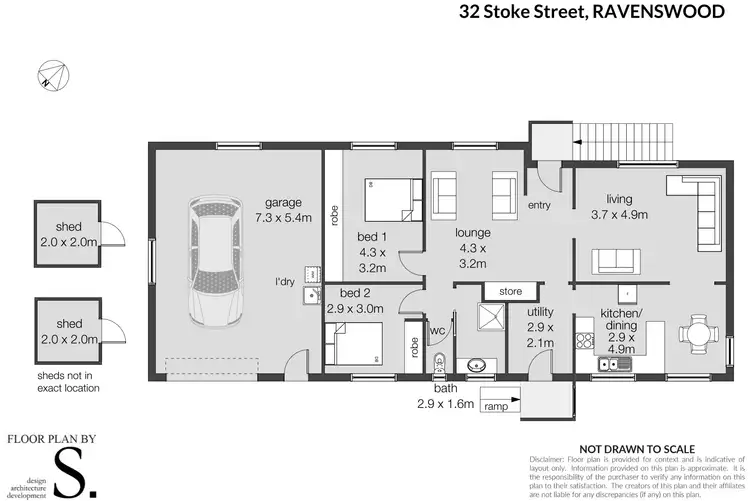 Floorplan of Homely house listing, 32 Stoke Street, Ravenswood TAS 7250