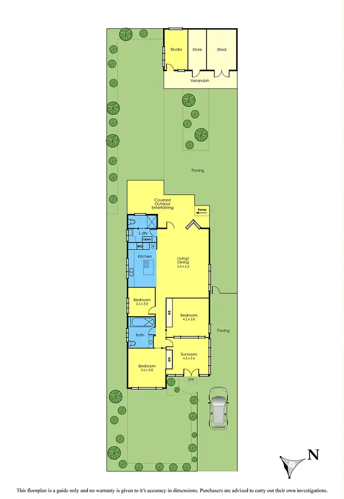 Floorplan of Homely house listing, 46 Angliss Street, Yarraville VIC 3013