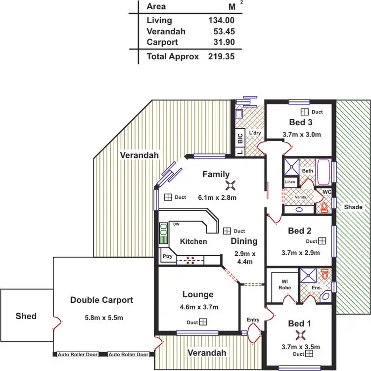 Floorplan of Homely house listing, 25 Rau Avenue, Evanston SA 5116