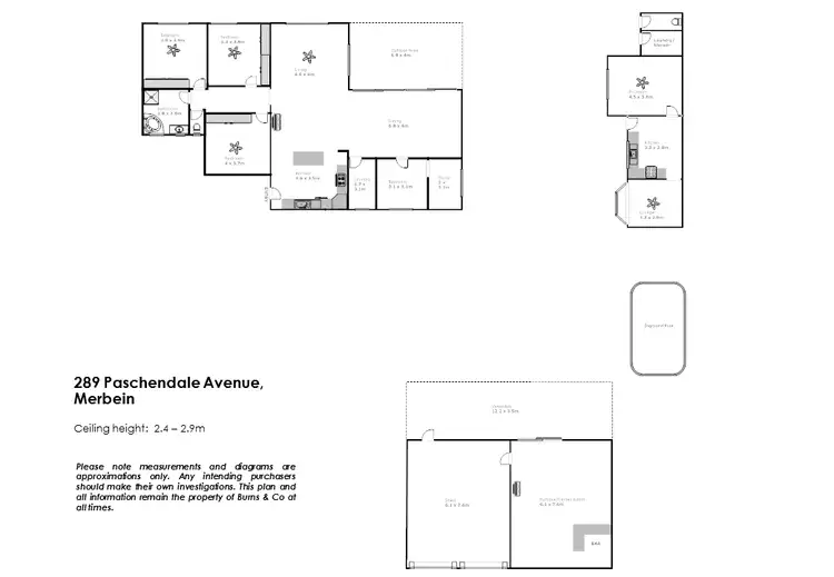 Floorplan of Homely house listing, 289 Paschendale Avenue, Merbein VIC 3505