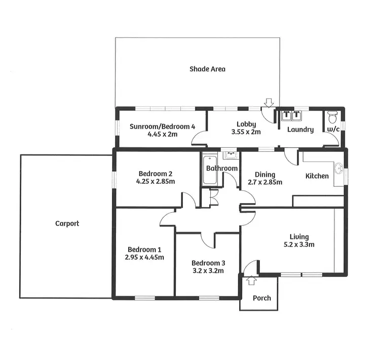 Floorplan of Homely house listing, 27 Weigall Avenue, Murray Bridge SA 5253