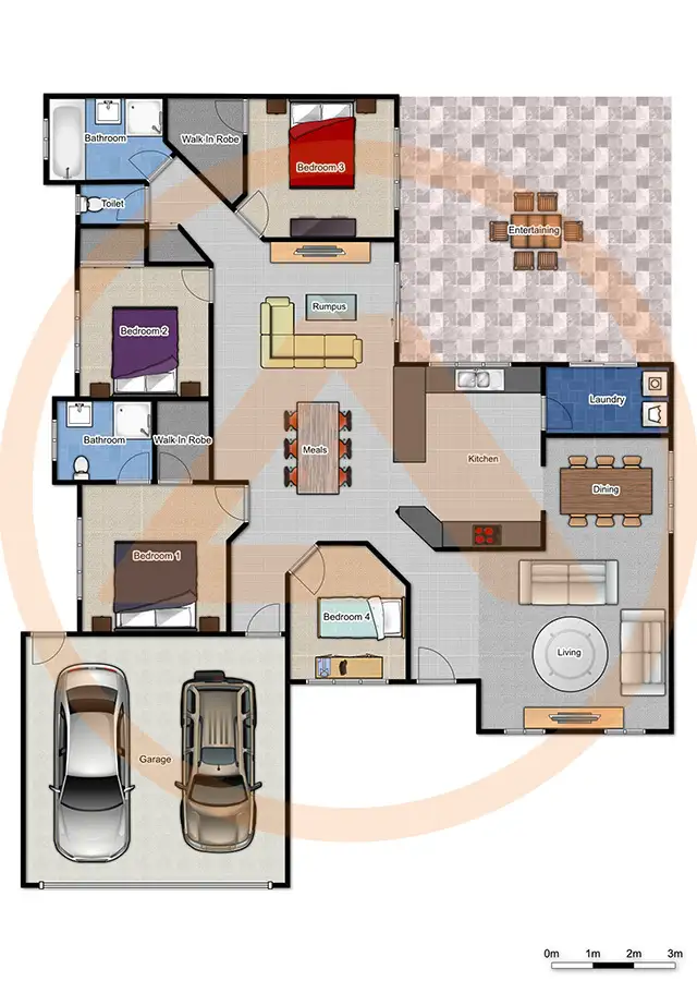 Floorplan of Homely house listing, 3 Cardinal Street, Heritage Park QLD 4118