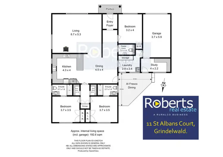 Floorplan of Homely house listing, 11 St Albans Court, Grindelwald TAS 7277