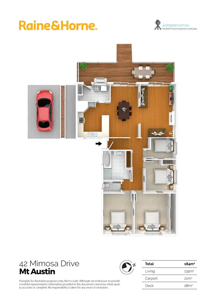 Floorplan of Homely house listing, 42 Mimosa Drive, Mount Austin NSW 2650