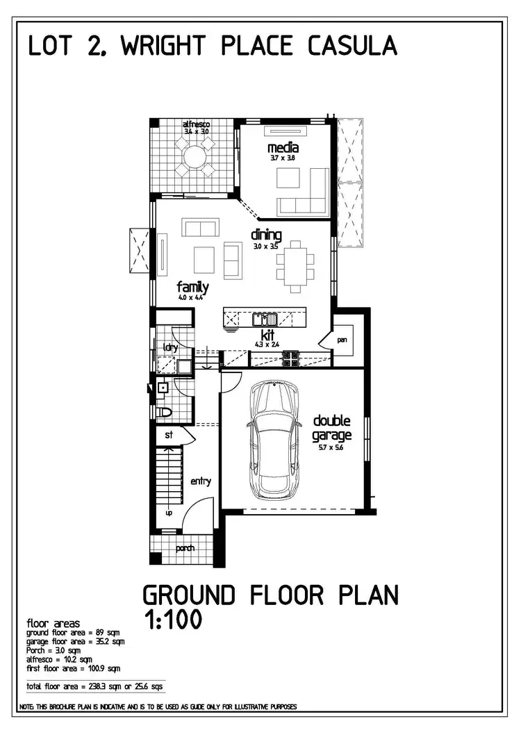 Floorplan of Homely house listing, 7 Wright Place, Casula NSW 2170