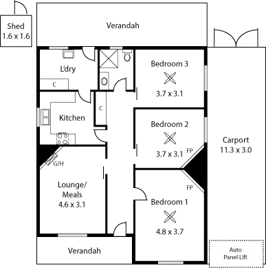 Floorplan of Homely house listing, 19 Victoria Street, Queenstown SA 5014