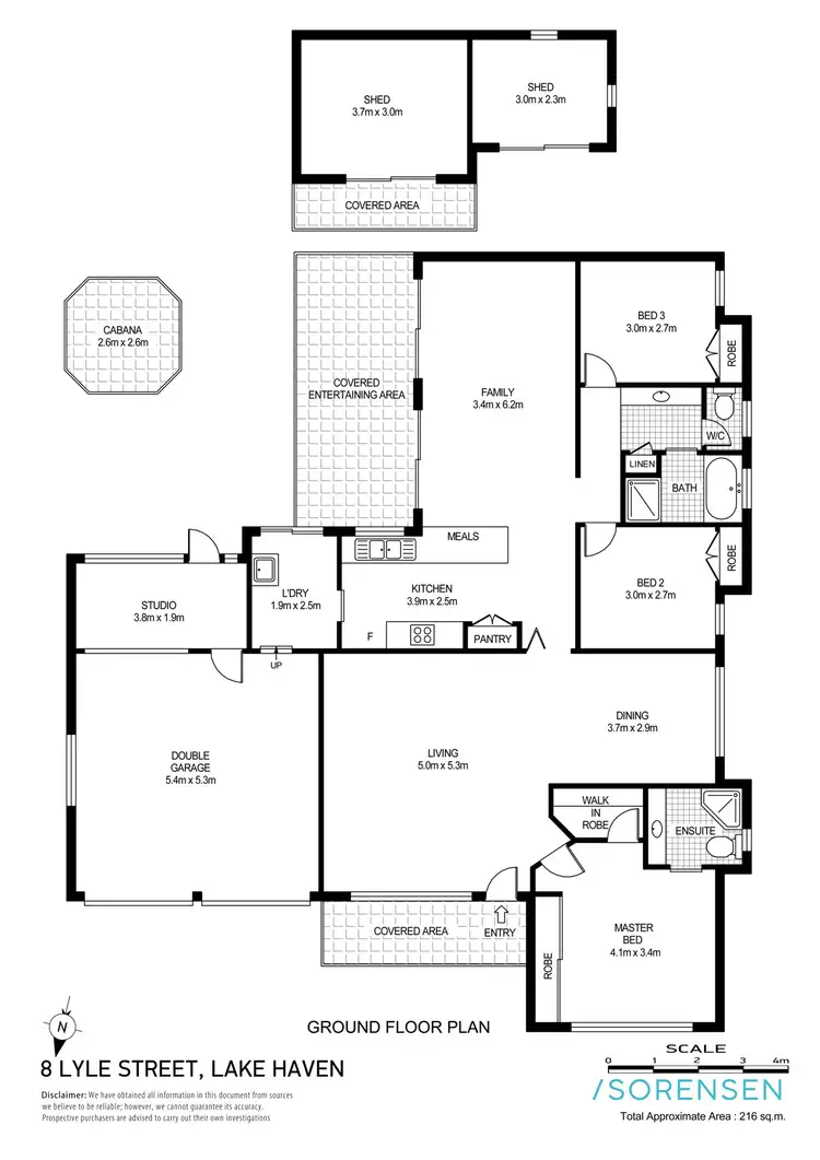 Floorplan of Homely house listing, 8 Lyle Street, Lake Haven NSW 2263