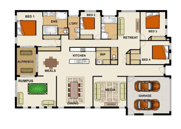 Floorplan of Homely house listing, 7 Gardenia Circuit, Heathwood QLD 4110