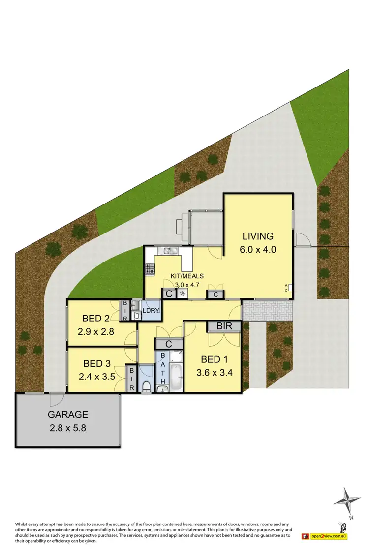 Floorplan of Homely unit listing, 3/180 Queen Street, Altona VIC 3018