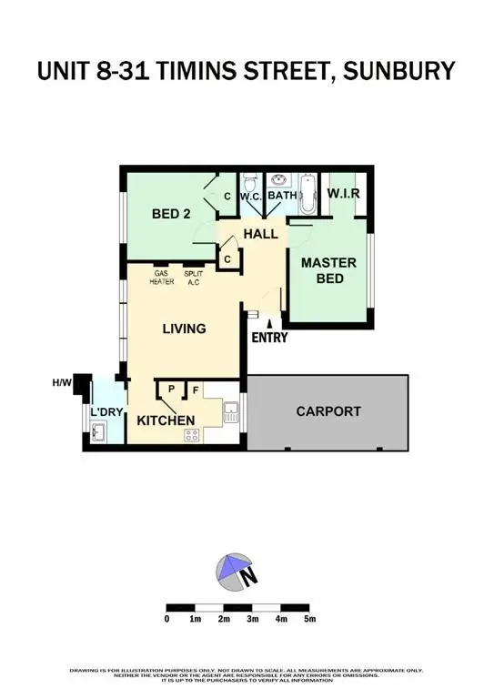 Floorplan of Homely unit listing, 8/31-33 Timins Street, Sunbury VIC 3429