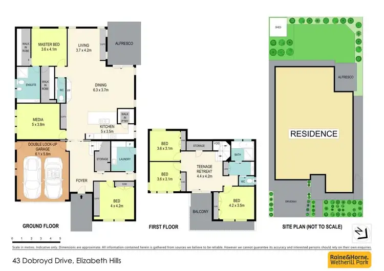 Floorplan of Homely house listing, 43 Dobroyd Drive, Elizabeth Hills NSW 2171