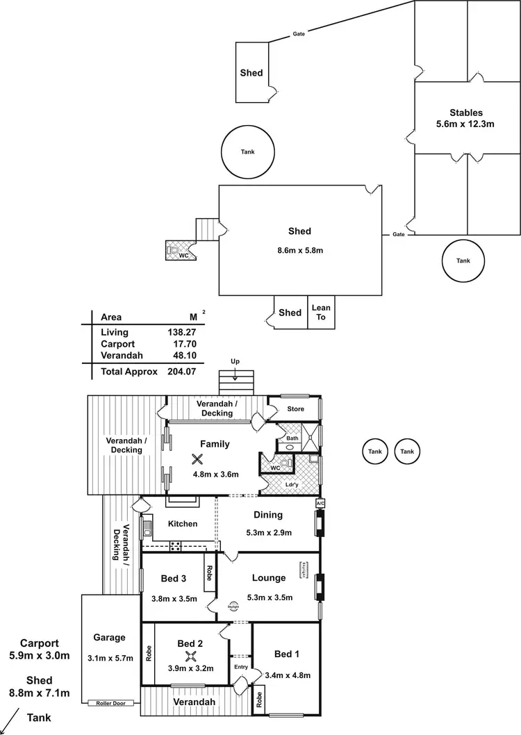 Floorplan of Homely house listing, 600 Range Road, The Range SA 5172