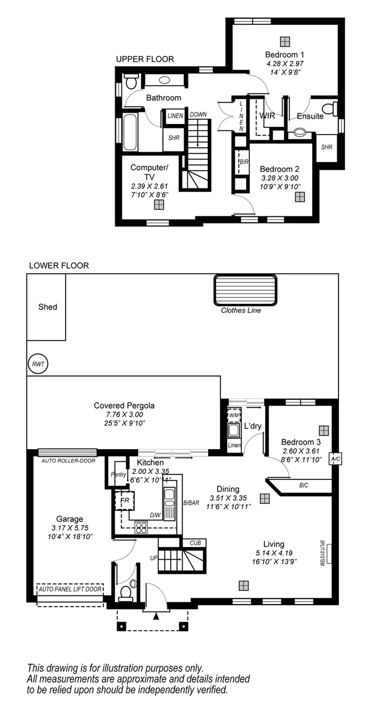 Floorplan of Homely townhouse listing, Townhouse 1, 8 Day Street, Sturt SA 5047