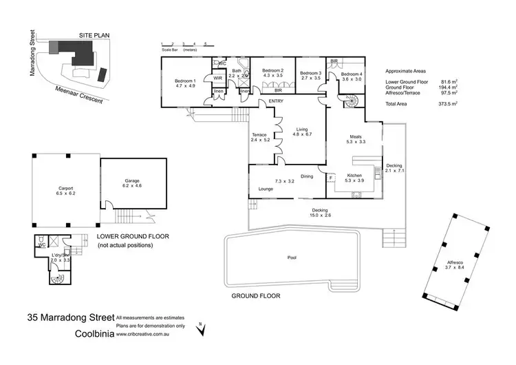 Floorplan of Homely house listing, 35 Marradong Street, Coolbinia WA 6050