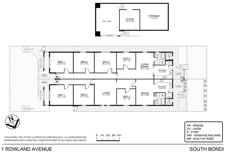 Floorplan of Homely house listing, 3 Rowland Avenue, Bondi NSW 2026