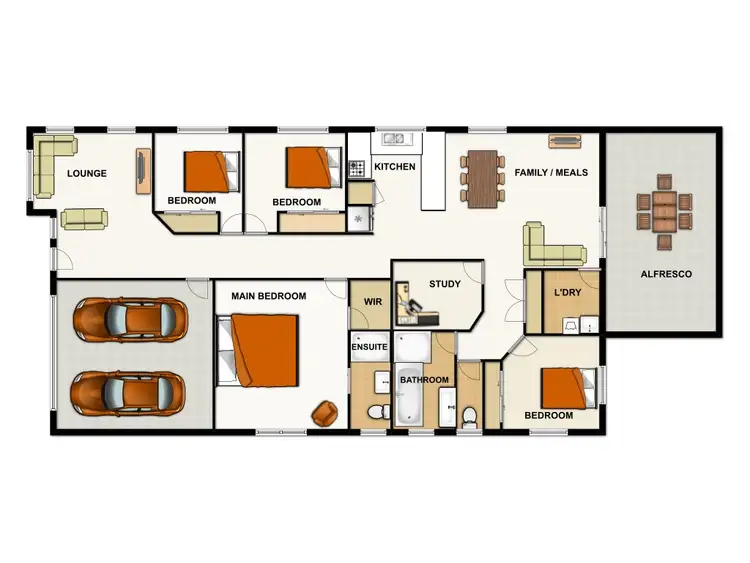 Floorplan of Homely house listing, 17 Dandenong St, Forest Lake QLD 4078