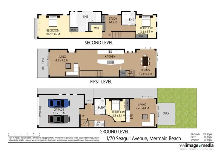 Floorplan of Homely unit listing, Villa @ 70 Seagull Avenue, Mermaid Beach QLD 4218