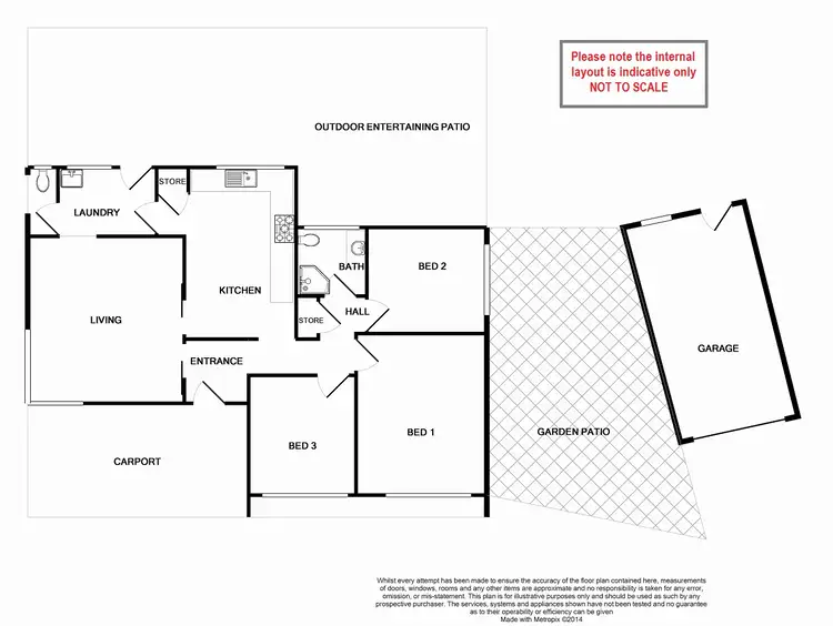 Floorplan of Homely house listing, 7 Kinlock Avenue, Ferndale WA 6148