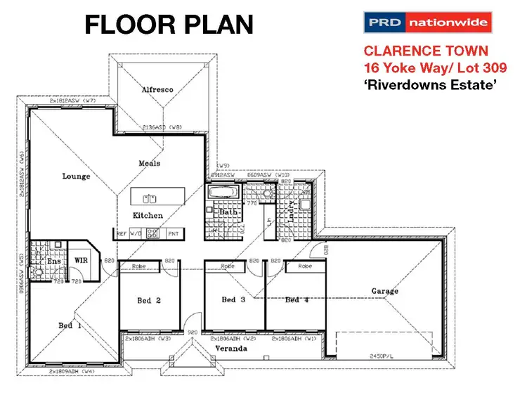 Floorplan of Homely house listing, 16 Yoke Way, Clarence Town NSW 2321
