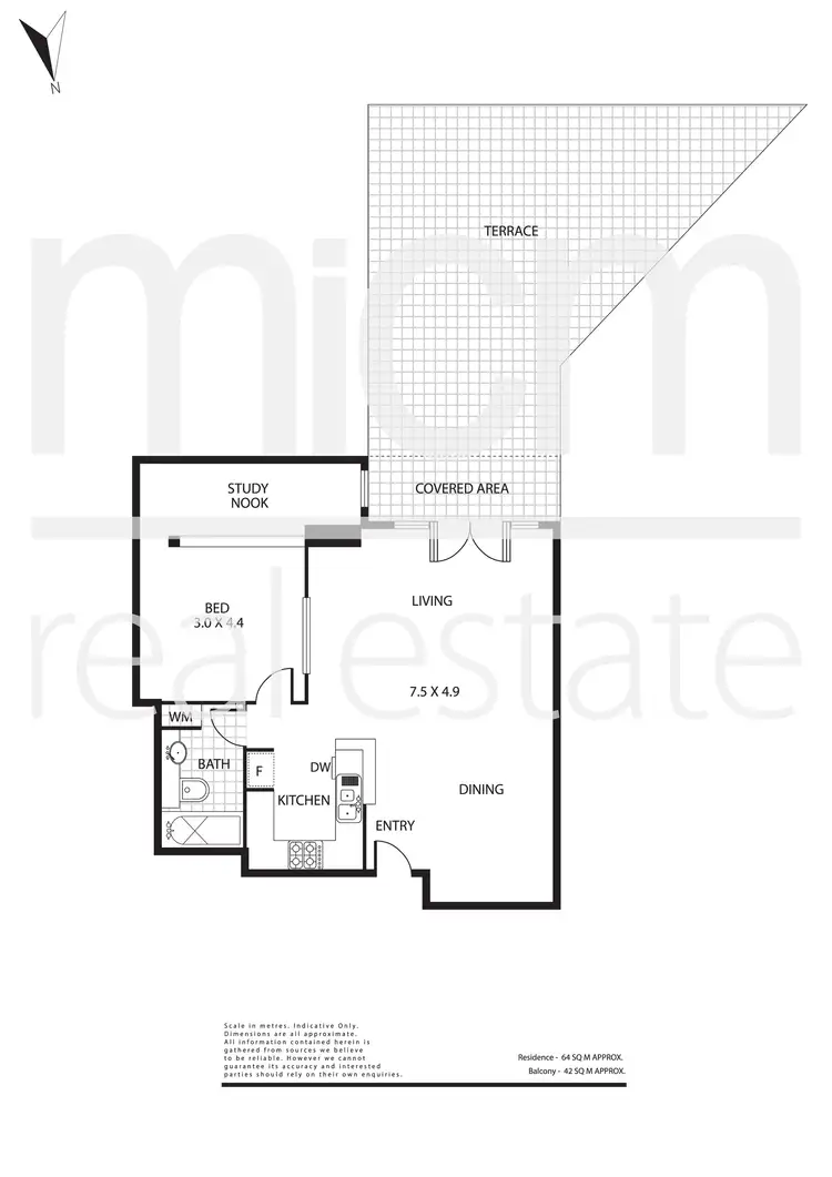 Floorplan of Homely apartment listing, 29/28 Southgate Avenue, Southbank VIC 3006